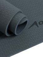 Коврик для фитнеса и йоги ONLYTOP, 183×61×0.8 см, графитовый/тёмно-серый - Фото 2