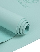 Коврик для фитнеса и йоги Sangh, 183×61×0.4 см, мятный/темно-бирюзовый - Фото 2
