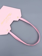 Сумка для цветов тиснение розовая, «Самой прекрасной», влагостойкая, 23?15?9 см (комплект 10 шт) - фото 68954854