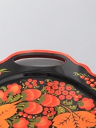 УЦЕНКА Поднос деревянный «Хохлома», овал, ручная роспись, 41×25 см - Фото 5