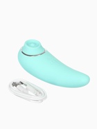 Вибратор вакуумно-волновой, 6 режимов, 13.4×5 см, USB, бирюзовый - Фото 5