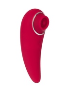 Вибратор вакуумно-волновой, 6 режимов, 13.4×5 см, USB, бордовый - Фото 1