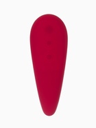 Вибратор вакуумно-волновой, 6 режимов, 13.4×5 см, USB, бордовый - Фото 4