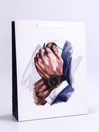 Пакет подарочный вертикальный «Бизнес мен», L 31×40×12 см - Фото 2