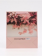 Пакет подарочный вертикальный «Табебуйя розовая», M 25.5?30?9 см (комплект 2 шт) - фото 67927385