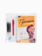 Прописи многоразовые объёмные с углублениями «Маша и Медведь», ручка с исчезающими чернилами - Фото 24