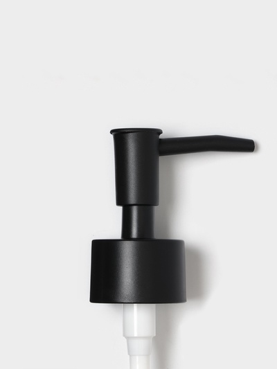 Помпа для дозатора, пластик, резьба 28 мм, чёрная