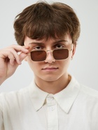 Очки солнцезащитные, uv 385, коричневая линза - Фото 6