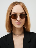 Очки солнцезащитные, uv 385, коричневая линза - Фото 5