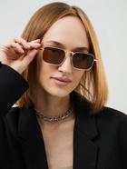 Очки солнцезащитные, uv 385, коричневая линза - Фото 4