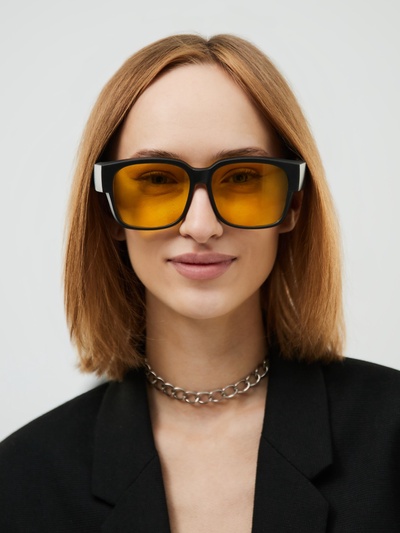 Очки для водителя, антиблик, антифары, uv 380, ширина 14.3 см, дужка 15.4 см