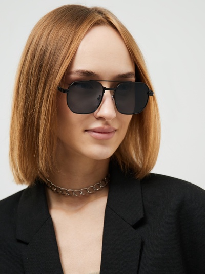 Очки солнцезащитные, uv 400, ширина 14.2 см, дужка 14.5 см