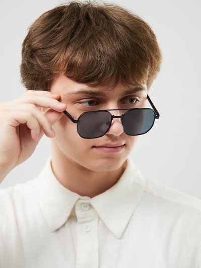 Очки солнцезащитные, uv 400, ширина 14.2 см, дужка 14.5 см