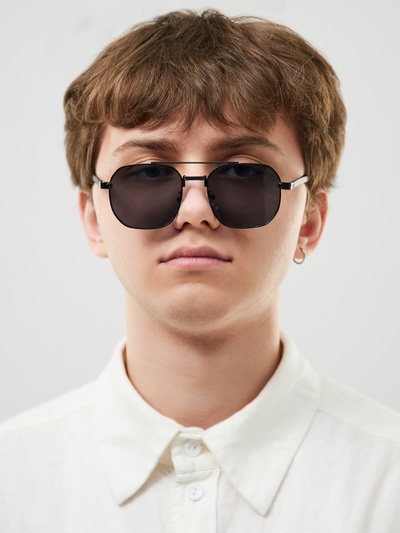 Очки солнцезащитные, uv 400, ширина 14.2 см, дужка 14.5 см