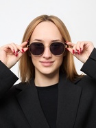 Очки солнцезащитные, uv 400, ширина 13.7 см, дужка 14.4 см, черная линза 10799191 - фото 16975556