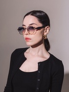 Очки солнцезащитные, uv 400, ширина 13.7 см, дужка 14.4 см, голубая линза - фото 38647796