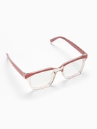 Очки для компьютера женские, имиджевые, ширина 13.8 см, дужка 13.8 см, линза 6.3×4.6 см, розовые - Фото 2