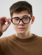 Очки для компьютера, имиджевые, ширина 14.3 см, дужка 14.5 см, линза 6.4×5.1 см - Фото 6