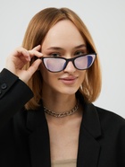 Очки для компьютера женские, имиджевые, ширина 14.4 см, дужка 13.8 см, линза 6.5×4.2 см, чёрные - Фото 4