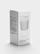 Термокружка, 450 мл, сохраняет тепло 6 ч, 7.5×18 см, вакуумная, нержавеющая сталь, чёрная 10831004