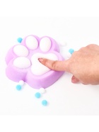 Сквиш антистресс - игрушка «Кошачья лапка», с пушистой посыпкой, МИКС - Фото 3