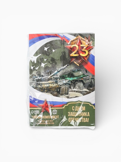 Чай подарочный «С 23 февраля!», 7.2 г ( 4 шт. × 1.8 г)