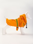 Куртка для собак с подкладом, размер S (ДС 25, ОГ 34 см, вес 2-4 кг), оранжевая - Фото 2