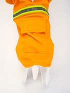 Куртка для собак с подкладом, размер L (ДС 35, ОГ 47 см, вес 6-10 кг), оранжевая - Фото 4