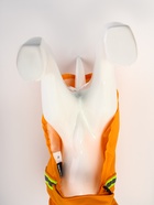 Куртка для собак с подкладом, размер L (ДС 35, ОГ 47 см, вес 6-10 кг), оранжевая - Фото 5