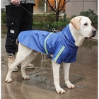 Куртка для собак с подкладом, размер L (ДС 35, ОГ 47 см, вес 6-10 кг), синяя - Фото 1