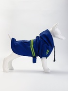 Куртка для собак с подкладом, размер L (ДС 35, ОГ 47 см, вес 6-10 кг), синяя - Фото 2