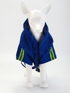 Куртка для собак с подкладом, размер L (ДС 35, ОГ 47 см, вес 6-10 кг), синяя - Фото 3