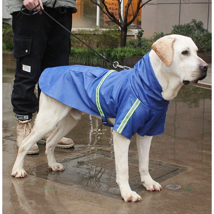 Куртка для собак с подкладом, размер XL (ДС 40, ОГ 56 см, вес 10-18 кг), синяя - Фото 1