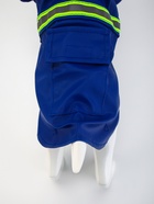 Куртка для собак с подкладом, размер XL (ДС 40, ОГ 56 см, вес 10-18 кг), синяя - Фото 4