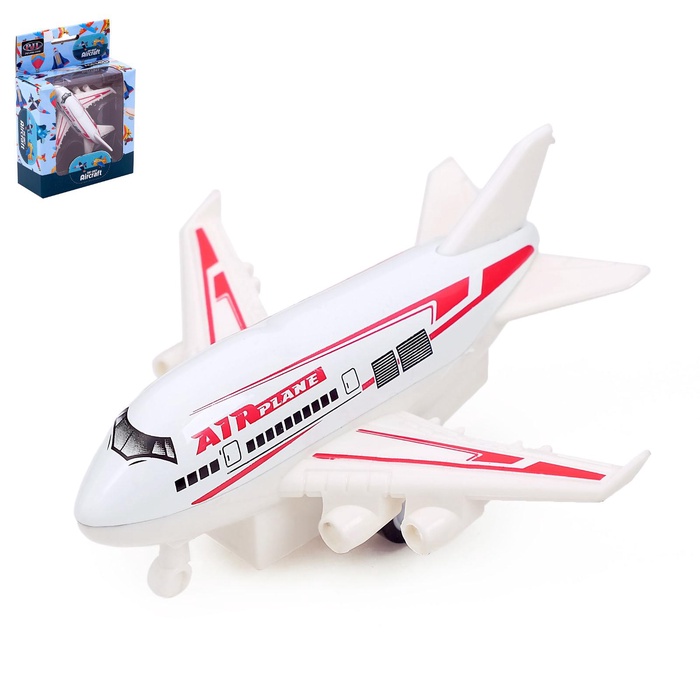 Самолёт металлический «Лайнер», инерционный, МИКС - Фото 1