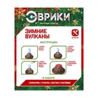 УЦЕНКА Набор для опытов 2 в 1 «Новогодние вулканы», 2 опыта 10859462