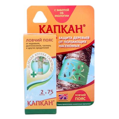 Ловчий пояс от садовых вредителей Капкан 2×75 см