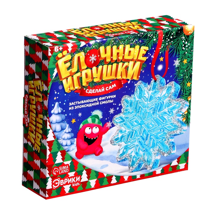 Застывающие фигурки из эпоксидной смолы «Снежинка», своими руками - Фото 1