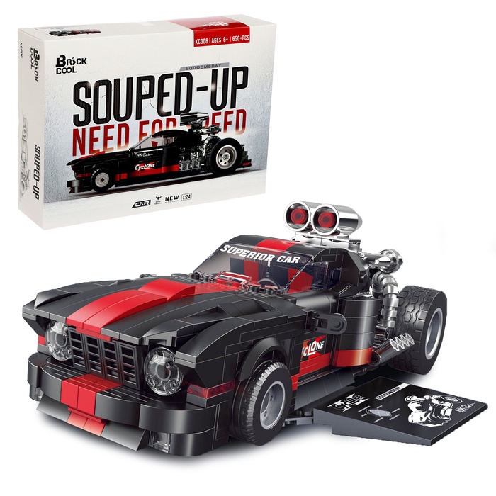 Конструктор Гонка «Судный день», 650 деталей - Фото 1