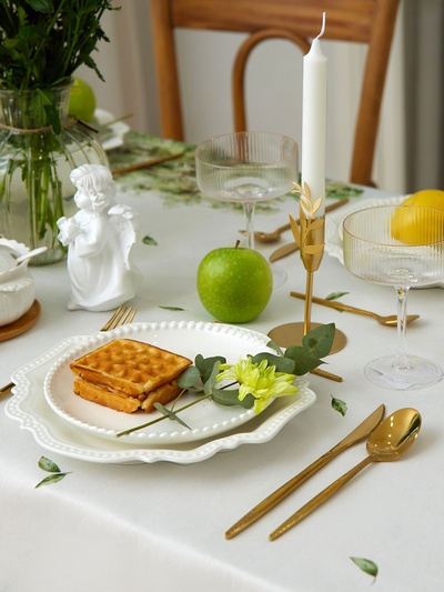 Скатерть Этель Family picnic, 150×110 см +/-3 см с ВГМО, 100% хлопок, саржа 190 г/м²