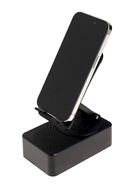 Портативная колонка 3 в 1 PS-50, держатель для телефона, power bank, 5 Вт, 1500 мАч, чёрная 10838276 - фото 16370641
