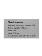 Портативная колонка 3 в 1 PS-50, держатель для телефона, power bank, 5 Вт, 1500 мАч, чёрная 10838276 - фото 16370644