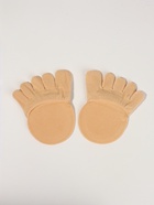 Полустельки с закрытыми пальцами, 12 см, пара, бежевые - Фото 1