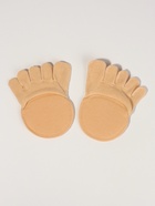 Полустельки с закрытыми пальцами, 12 см, пара, бежевые - Фото 2