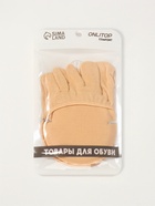 Полустельки с закрытыми пальцами, 12 см, пара, бежевые - Фото 3