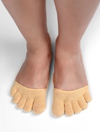 Полустельки с закрытыми пальцами, 12 см, пара, бежевые - Фото 6