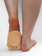 Полустельки с закрытыми пальцами, 12 см, пара, бежевые - Фото 7