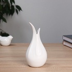 Ваза настольная «Эллис», 17×8 см, керамика, белая - Фото 1