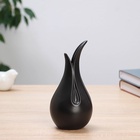 Ваза «Эллис», 17×8 см, керамика, чёрная - Фото 1