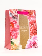 Пакет подарочный вертикальный PRESENT for you, 18×23×10 см - Фото 2